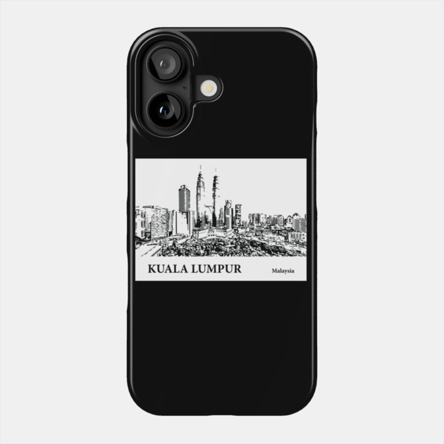 Kuala Lumpur Malaysia Phone Case by Lakeric