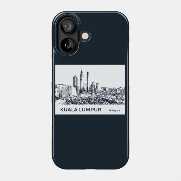Kuala Lumpur Malaysia Phone Case by Lakeric