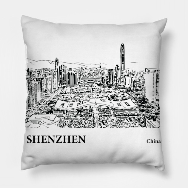 Shenzhen China Pillow by Lakeric