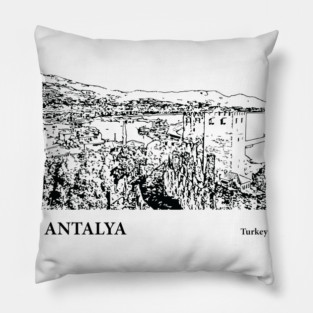 Antalya Turkey Pillow