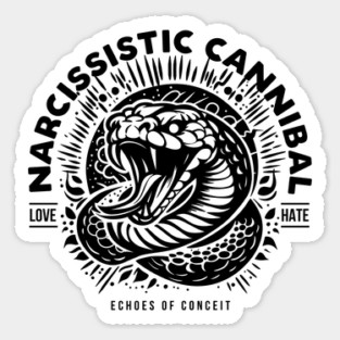 NARCISSISTIC CANNIBAL Sticker