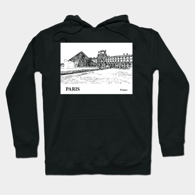 Paris France Hoodie by Lakeric