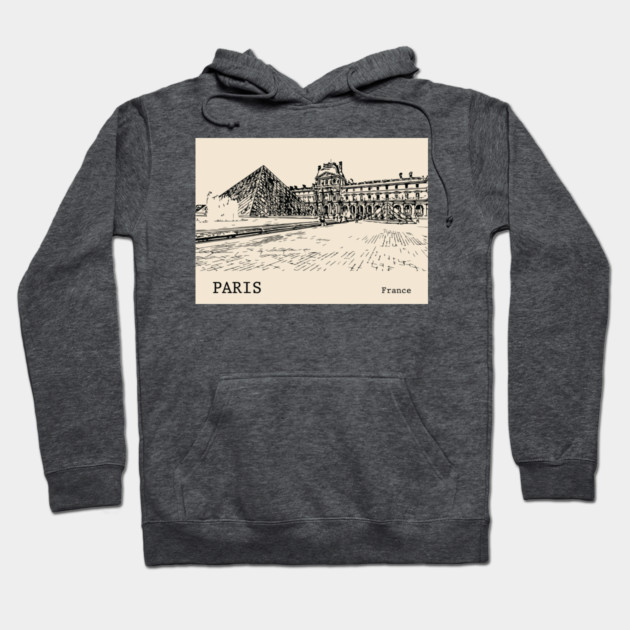 Paris France Hoodie by Lakeric