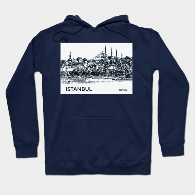 Istanbul Turkey Hoodie by Lakeric