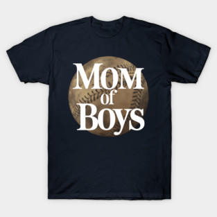 Baseball Mom of boys T-Shirt