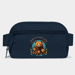 Mom of 3 Boys Mothers Day Mama Bear Bag