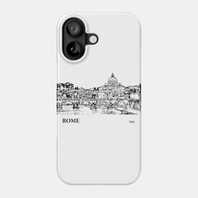 Rome Italy Phone Case by Lakeric