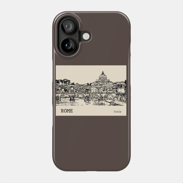 Rome Italy Phone Case by Lakeric