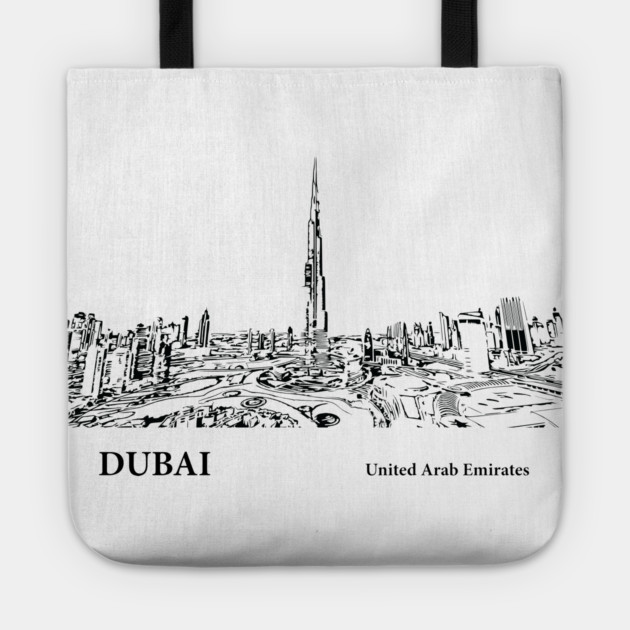 Dubai United Arab Emirates Tote by Lakeric