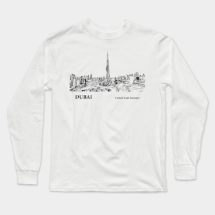 Dubai United Arab Emirates Long Sleeve T-Shirt