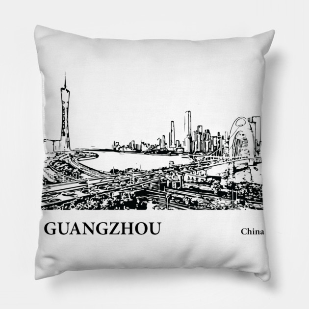Guangzhou China Pillow by Lakeric
