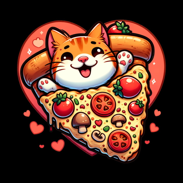 Funny Fat with Pizza, Funny Pizza lover by logiamerch