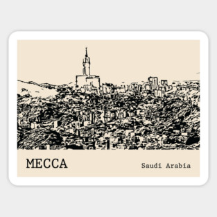 Mecca Saudi Arabia Magnet