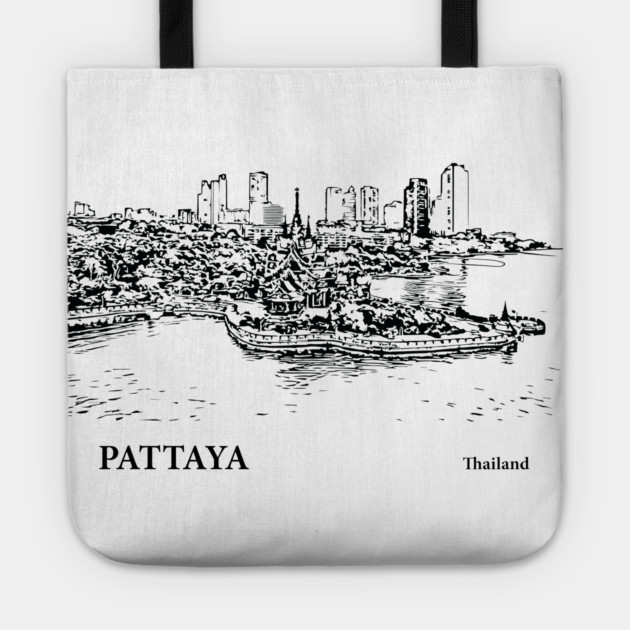 Pattaya Thailand Tote by Lakeric