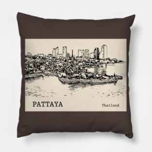 Pattaya Thailand Pillow
