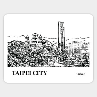 Taipei City Taiwan Sticker