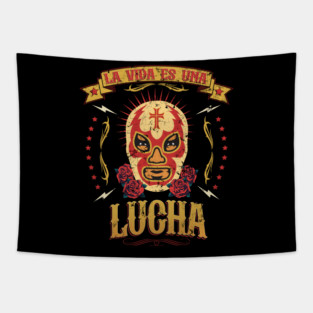 La Vida es Una Lucha Tapestry