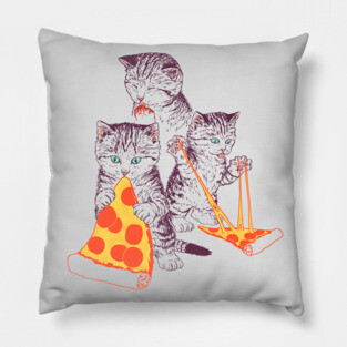 Pizza Kittens Pillow