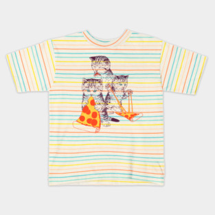 Pizza Kittens Kids T-Shirt