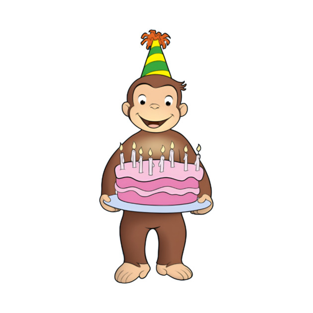 Curious George Birthday 4 T-Shirt