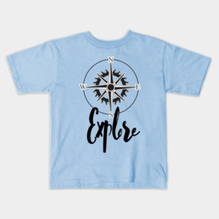 explore compass Kids T-Shirt