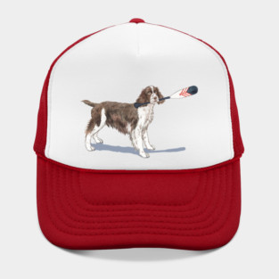 English Springer Spaniel with Oar! Hat