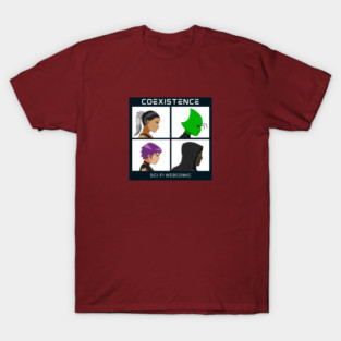 X Crew- Coexistence WebComic T-Shirt