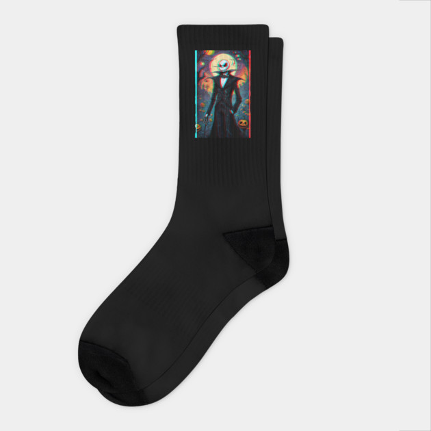 3D Jack Skellington Socks by Grave Digs