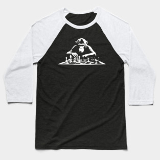 monkey plays chess Baseball T-Shirt