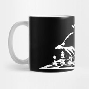 monkey plays chess Mug