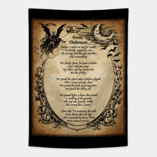 I Could Not Stop For Death Tapestry