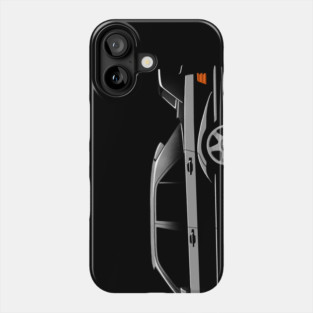 Mercedes 190E Cosworth Evolution II (Black) - Roadside Icons Phone Case