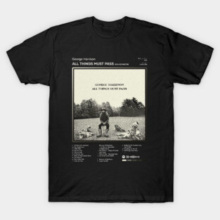George Harrison - All Things Must Pass Tracklist Album T-Shirt