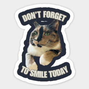 Snickers the smiling cat Sticker