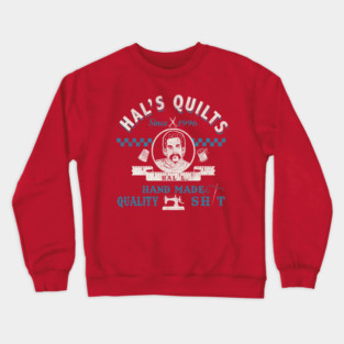 Hal's Quilts Happy Gilmore Worn Dks Crewneck Sweatshirt