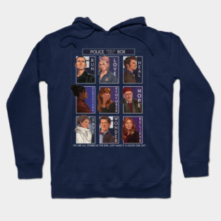 Who Collage - Version 1 Hoodie