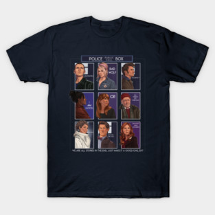 Who Collage  - Version 2 T-Shirt