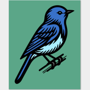 Bluebird Posters and Art
