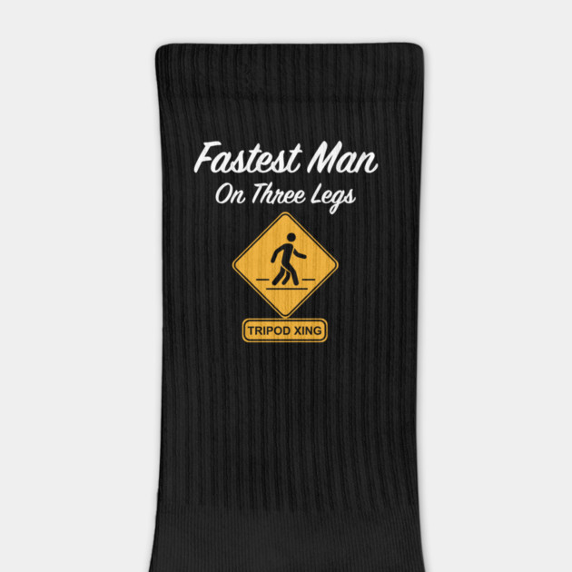 Fastest Man on Three Legs Tripod Crossing by Grave Digs