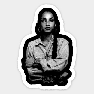 Sade Adu 80s 90s Vintage Sticker