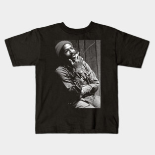 Marvin Gaye Smoking Vintage Kids T-Shirt