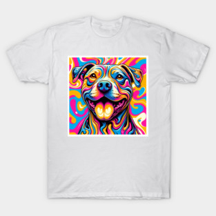 Happy Pit Bull T-Shirt