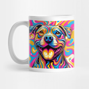 Happy Pit Bull Mug