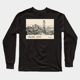 Taipei City Taiwan Long Sleeve T-Shirt