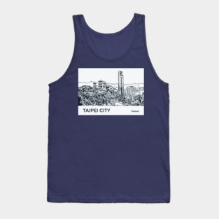 Taipei City Taiwan Tank Top