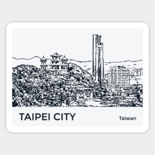 Taipei City Taiwan Sticker
