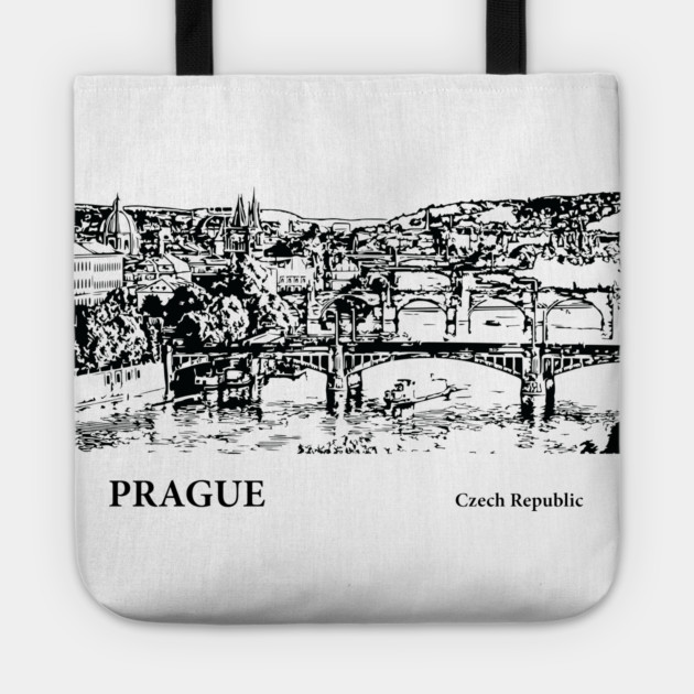 Prague Czech Republic Tote by Lakeric