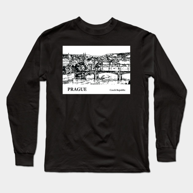 Prague Czech Republic Long Sleeve T-Shirt by Lakeric