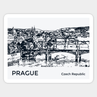 Prague Czech Republic Sticker