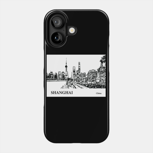 Shanghai China Phone Case by Lakeric